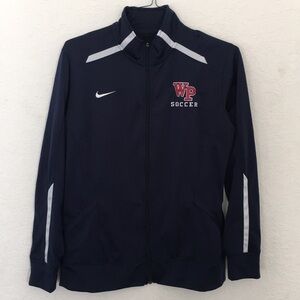 Nike men Jacket size Large Navy Blue